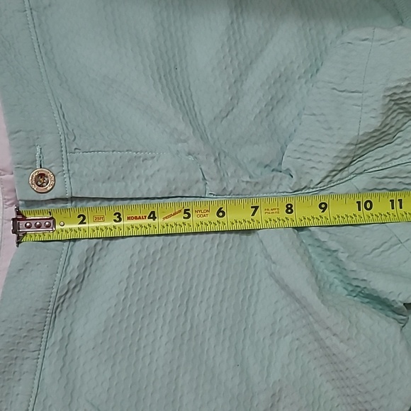 Lilly Pulitzer Mint Green Scalloped Hem The Buttercup Short size 14 - Picture 12 of 12